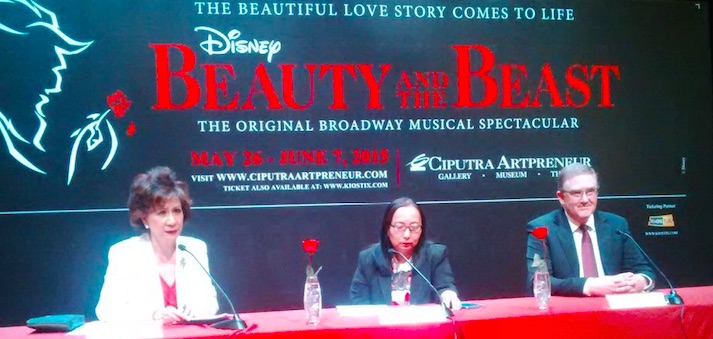 MEI 2015, DISNEY BEAUTY AND THE BEAST DARI BROADWAY AKAN SAMBANGI CIPUTRA ARTPRENEUR