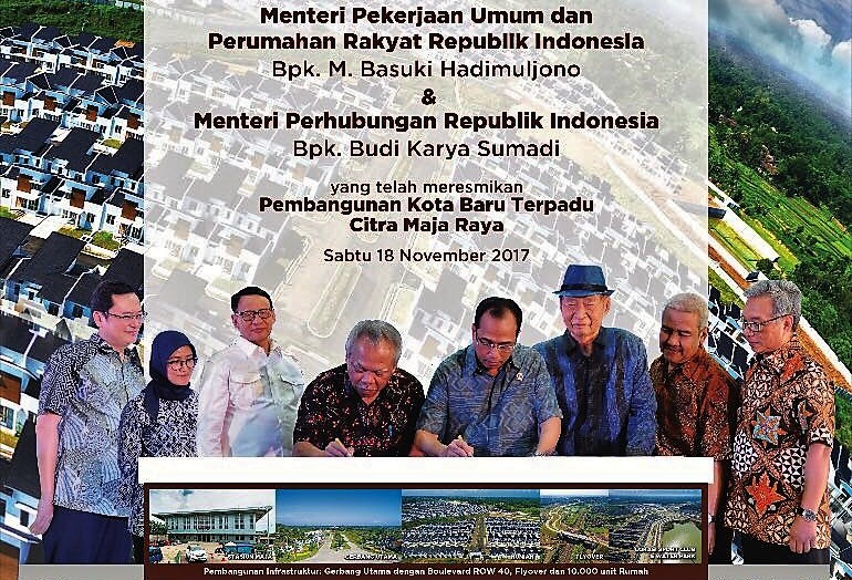 Pemerintah Dukung Pengembangan Kota Baru Maja