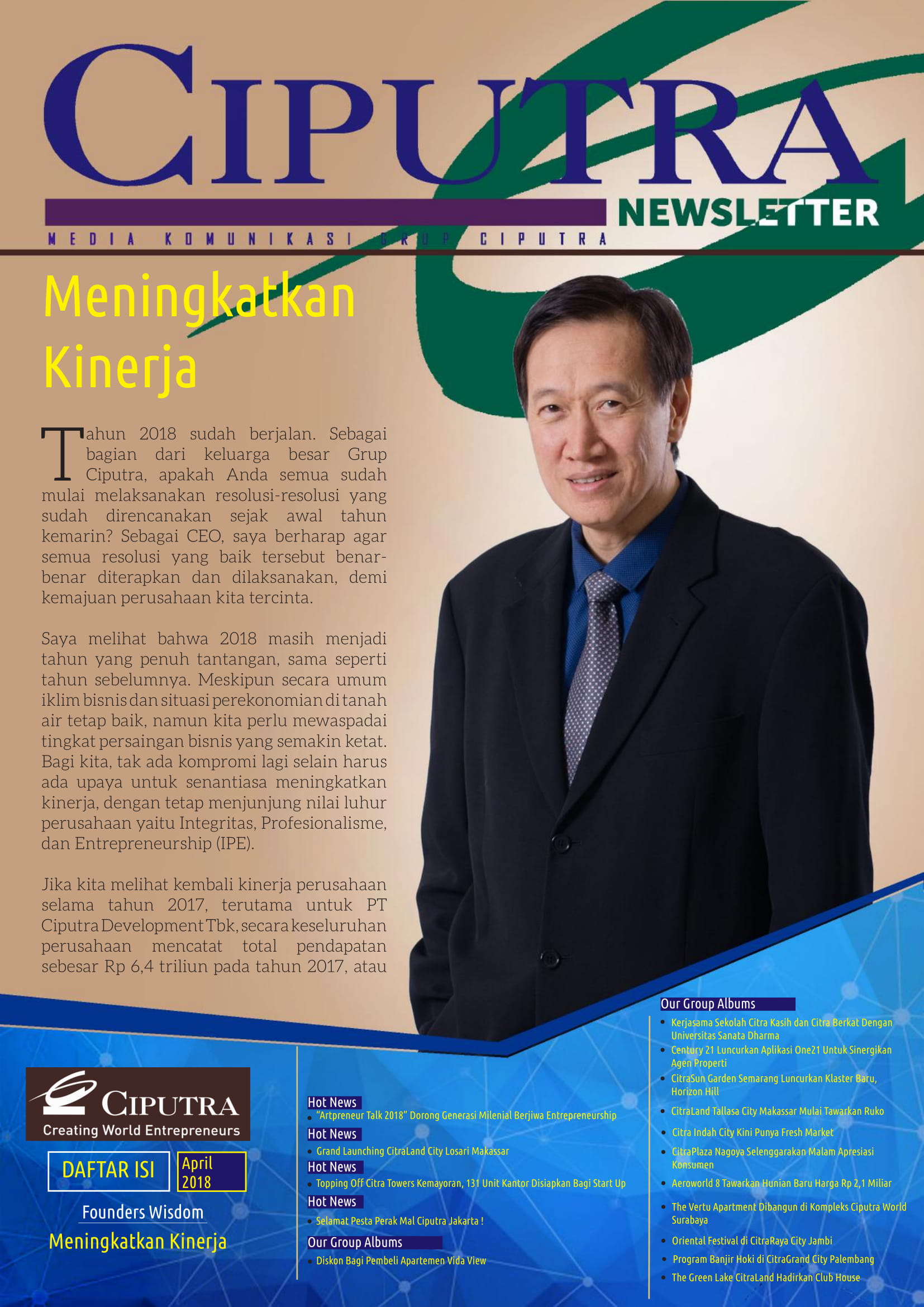 Newsletter April 2018