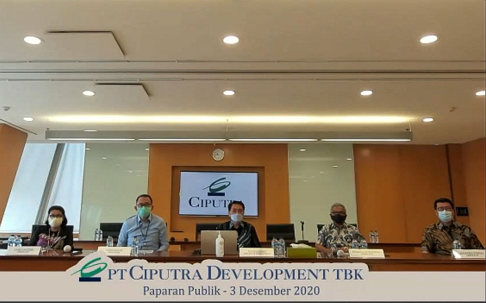 PT Ciputra Development Tbk Books Rp 3,8 Trillion Marketing Sales