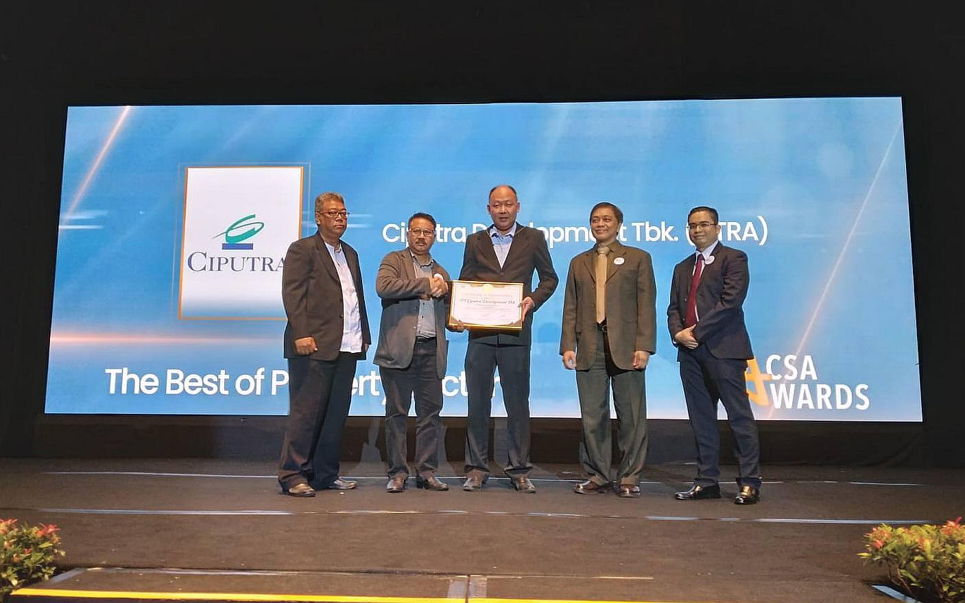 CTRA Wins Award as “The Best of Property Sector”