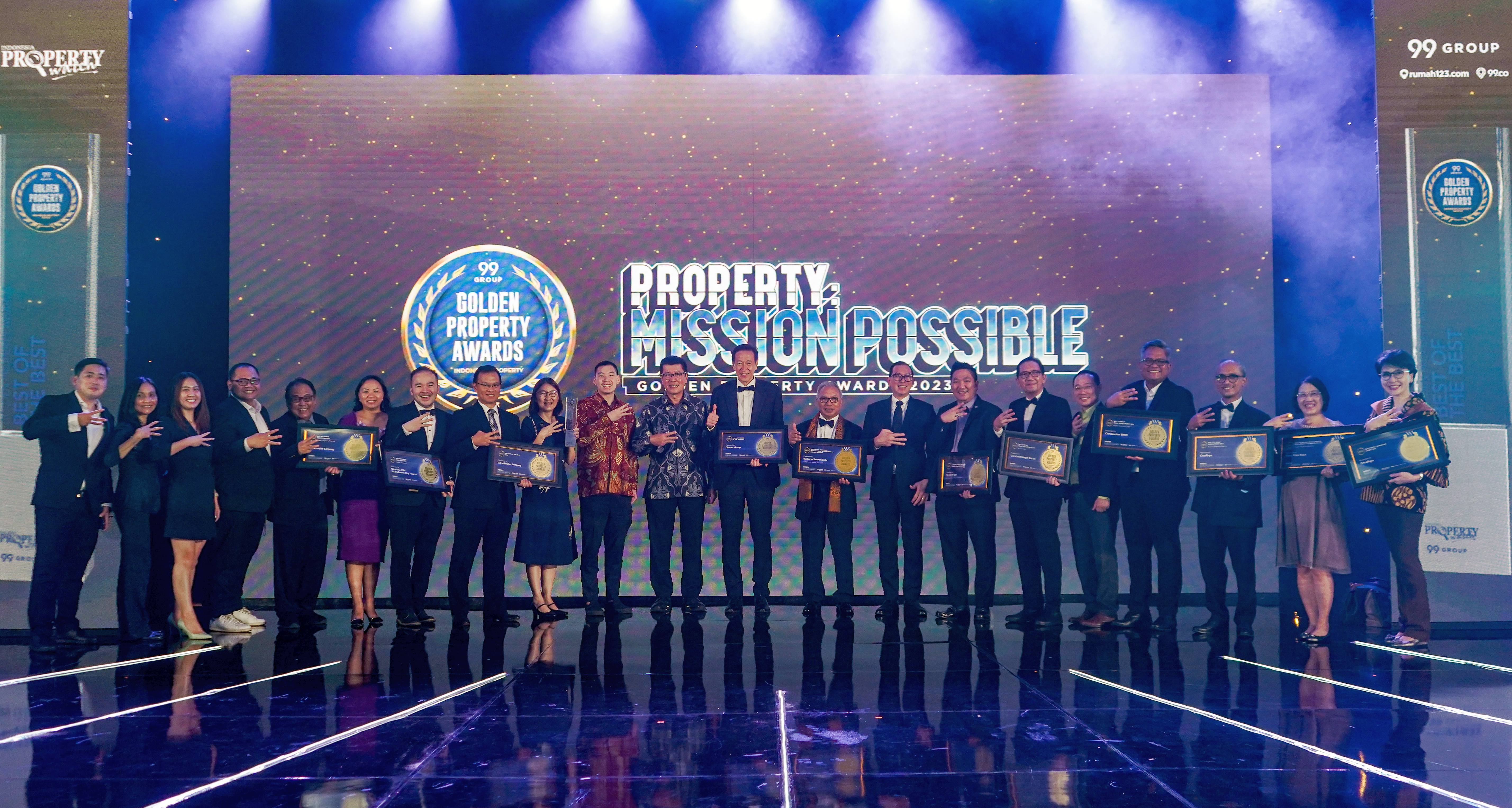 “The Golden Property Awards 2023” Delivered Awards to The Managements and Several Projects of Ciputra Group