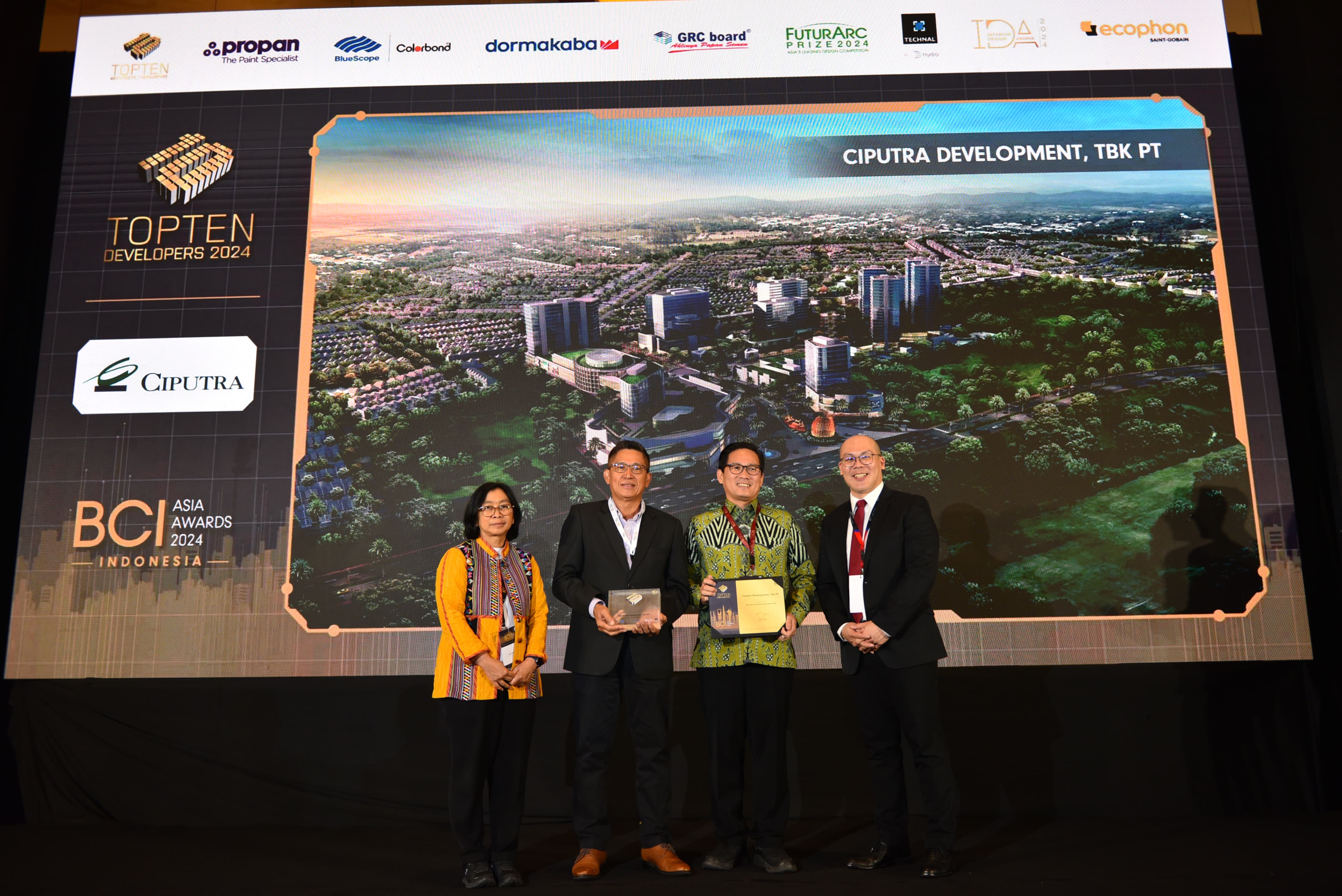 CTRA Received “Top Ten Developers BCI Asia Awards 2024”